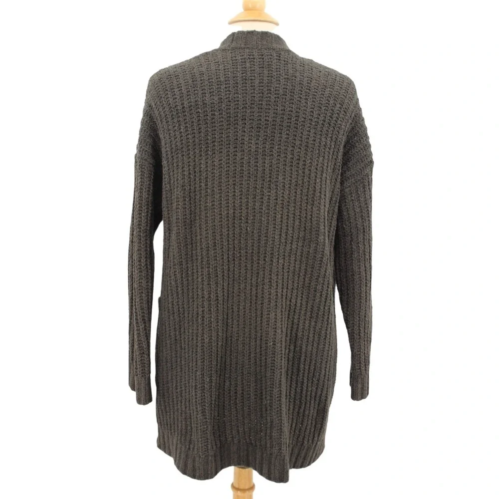 American Eagle Cardigan Sweater Womens XS / S Gray Open‎ Casual Comfy Cozy Soft - Picture 3 of 10
